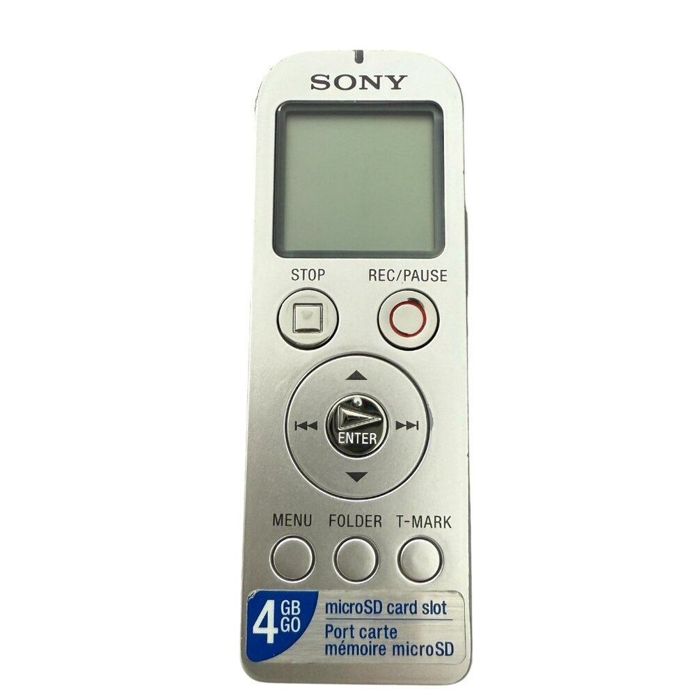 Sony IC Digital Voice Recorder ICD-UX523 USB Support W 4GB MicroSD